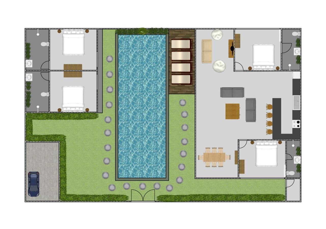 Villa Tinn Tamm By Optimum Bali Villas Семіньяк Екстер'єр фото